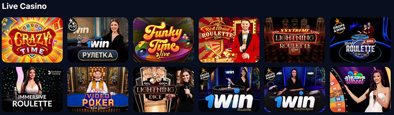 1win live casino canada