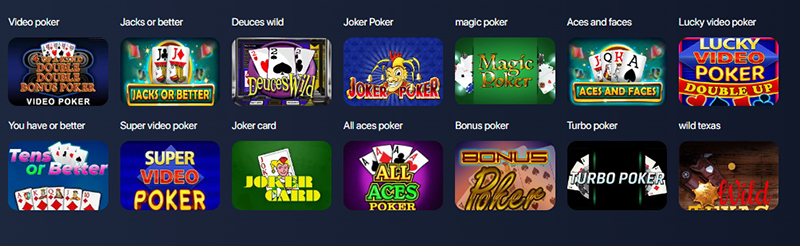 1win video poker